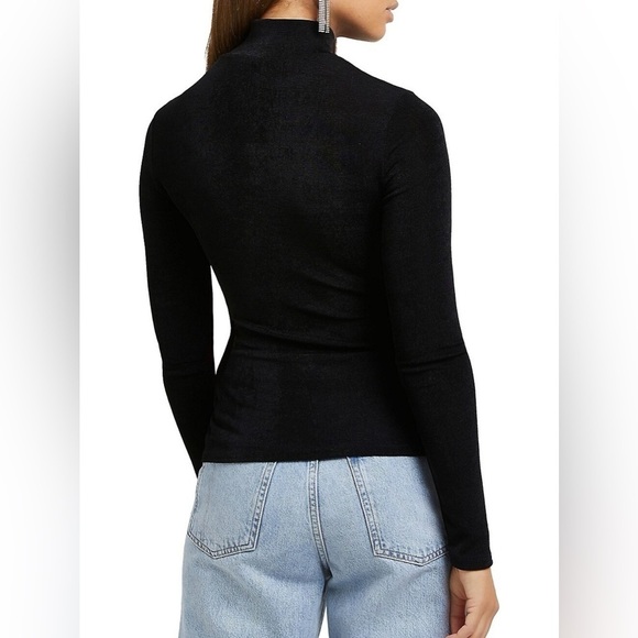 NWT River Island Cut-Out Detail Belted Wrap Top, UK14/US10 - Picture 6 of 14